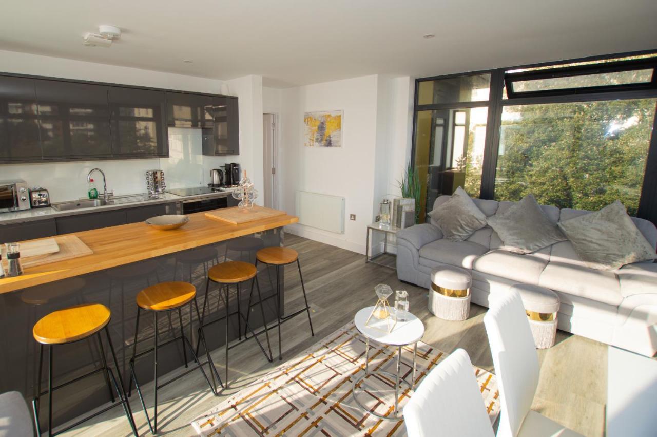 * Panoramic Penthouse With Sea & City Views Bournemouth Exterior foto